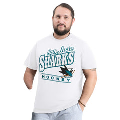 San Jose Sharks G-III Sports by Carl Banks Adaptive Headliner T-Shirt