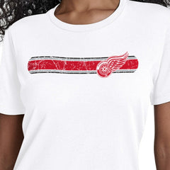 Detroit Red Wings Starter Women's Team Stripe T-Shirt