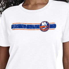 New York Islanders Starter Women's Team Stripe T-Shirt