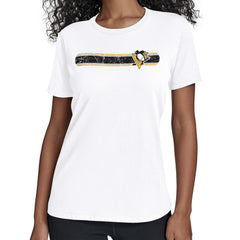 Pittsburgh Penguins Starter Women's Team Stripe T-Shirt