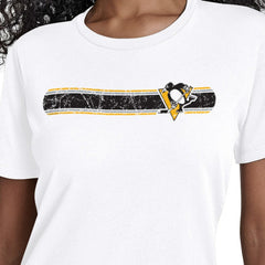 Pittsburgh Penguins Starter Women's Team Stripe T-Shirt