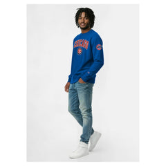 Chicago Cubs Champion Reverse Weave Chenille Sweatshirt - Royal