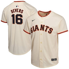 Rafael Devers San Francisco Giants Youth Home Player Game Jersey - Cream | Nike