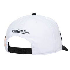 Baltimore Orioles Unisex XL Script Pro Crown Snapback Hat - White/Black | Mitchell & Ness
