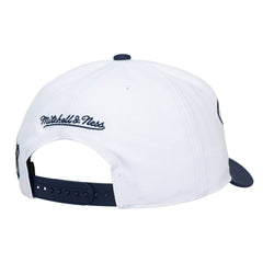 Detroit Tigers Unisex XL Script Pro Crown Snapback Hat - White/Navy | Mitchell & Ness