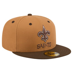 NFL New Orleans Saints Two-Tone Walnut 59FIFTY Fitted Hat