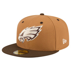 NFL Philadelphia Eagles Two-Tone Walnut 59FIFTY Fitted Hat