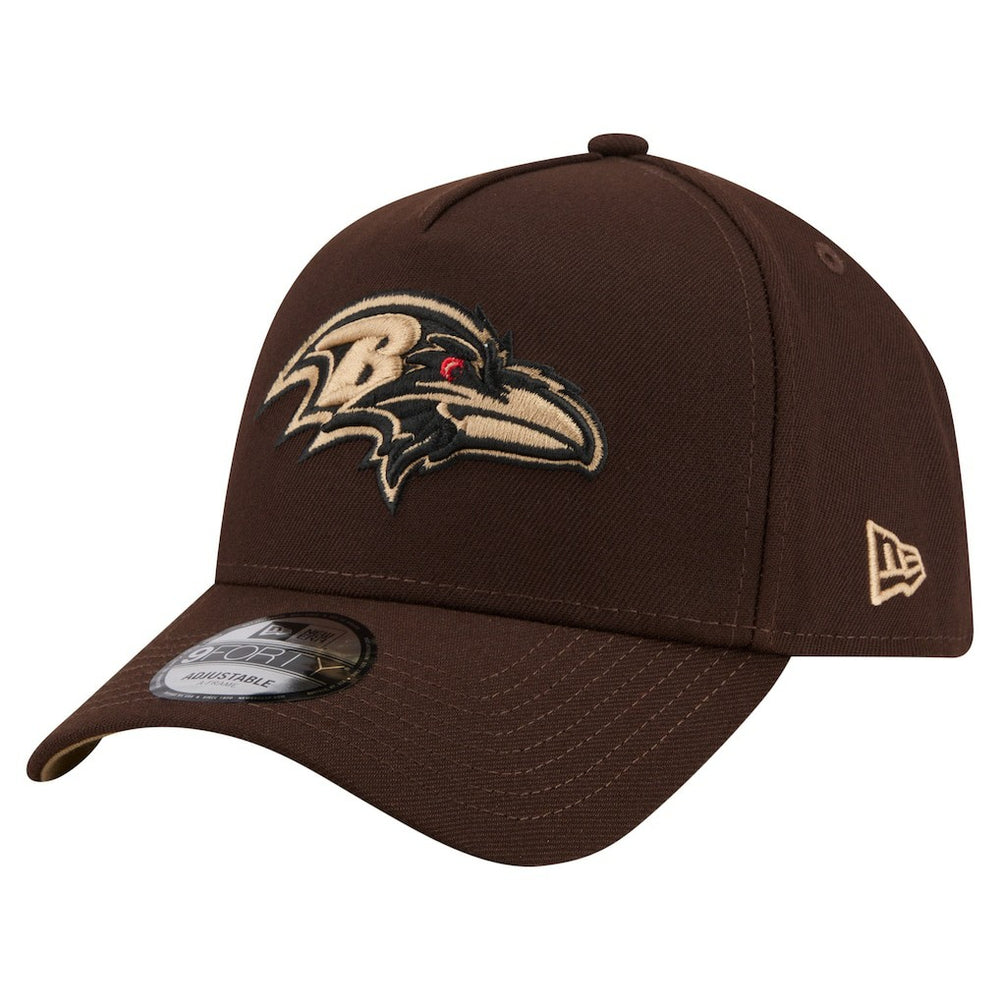 NFL Baltimore Ravens Burnt Wood A-Frame 9FORTY Adjustable Hat