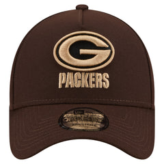 NFL Green Bay Packers Burnt Wood A-Frame 9FORTY Adjustable Hat