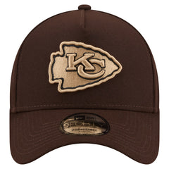 NFL Kansas City Chiefs Burnt Wood A-Frame 9FORTY Adjustable Hat