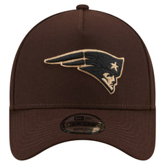 NFL New England Patriots Burnt Wood A-Frame 9FORTY Adjustable Hat