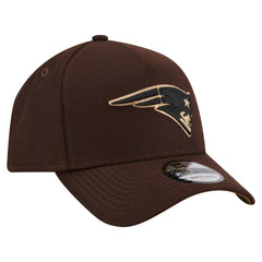 NFL New England Patriots Burnt Wood A-Frame 9FORTY Adjustable Hat