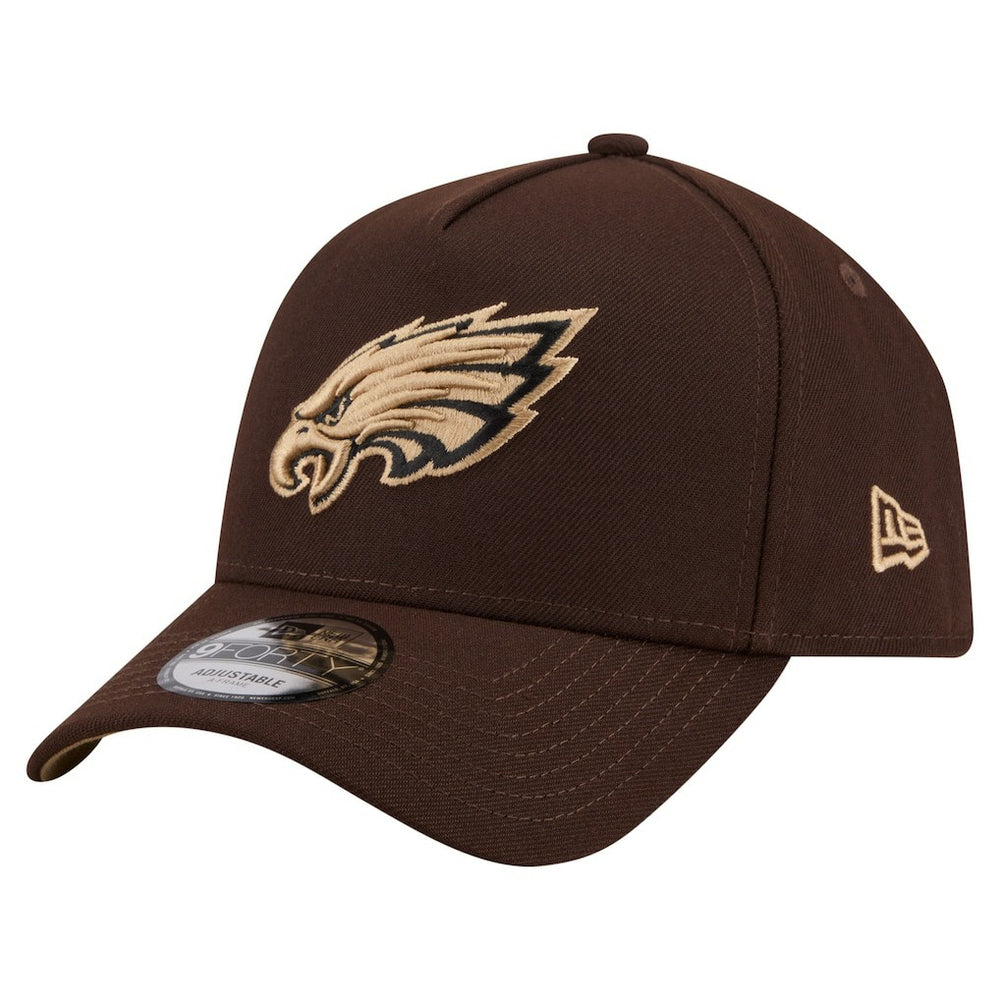 NFL Philadelphia Eagles Burnt Wood A-Frame 9FORTY Adjustable Hat