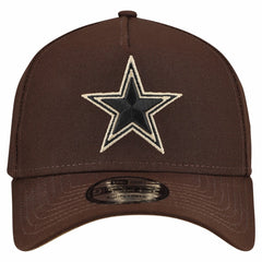 NFL Dallas Cowboys Burnt Wood A-Frame 9FORTY Adjustable Hat