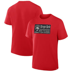 Florida Panthers Back-To-Back Stanley Cup Champions Reign Red T-Shirt