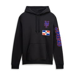 New York Mets Dominican Republic Country Flag Hoodie - Black | New Era