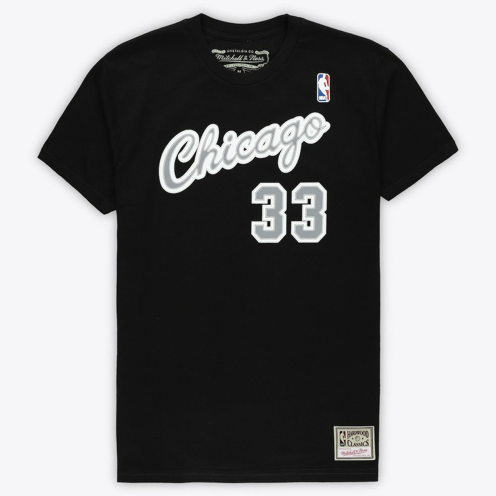 Scottie Pippen Chicago Bulls Unisex Hardwood Classics Reload 3.0 T-Shirt sale - Black | Mitchell & Ness online