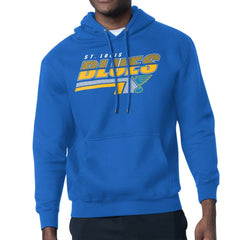 St. Louis Blues Starter Logo Push Fleece Hoodie