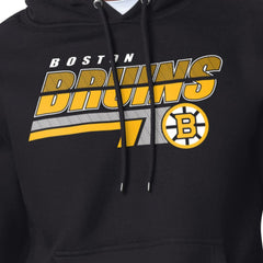 Boston Bruins Starter Logo Push Fleece Hoodie