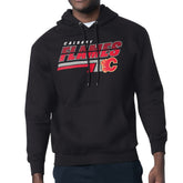 Calgary Flames Starter Logo Push Fleece Hoodie