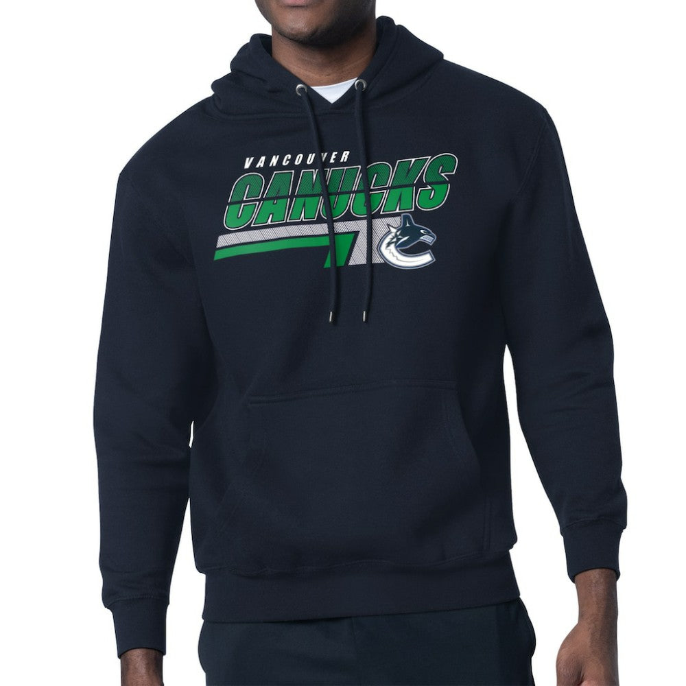 Vancouver Canucks Starter Logo Push Fleece Hoodie