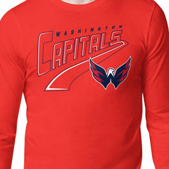 Washington Capitals Starter Modern Tailsweep Long Sleeve T-Shirt