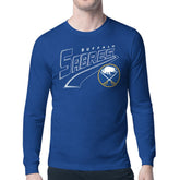 Buffalo Sabres Starter Modern Tailsweep Long Sleeve T-Shirt