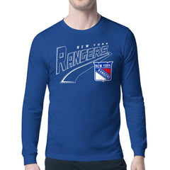 New York Rangers Starter Modern Tailsweep Long Sleeve T-Shirt