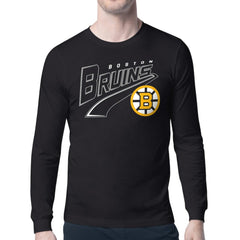 Boston Bruins Starter Modern Tailsweep Long Sleeve T-Shirt