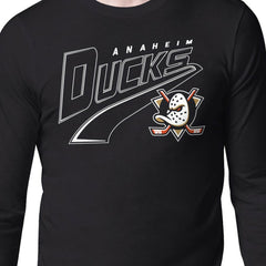 Anaheim Ducks Starter Modern Tailsweep Long Sleeve T-Shirt