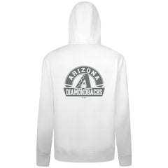 Arizona Diamondbacks Levelwear Podium Chenille Logo Full-Zip Hoodie - White