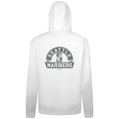 Seattle Mariners Levelwear Podium Banner Arch Full-Zip Hoodie - White