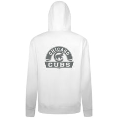 Chicago Cubs Levelwear Podium Banner Arch Full-Zip Hoodie - White