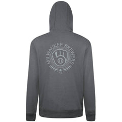 Milwaukee Brewers Levelwear Podium Valiant Hoodie - Gray
