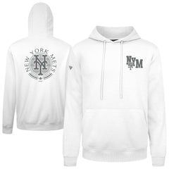 New York Mets Levelwear Podium Grain Hoodie - White