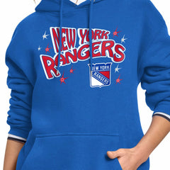 New York Rangers Starter Women's Fireworks Fleece Hoodie