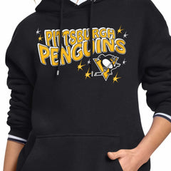Pittsburgh Penguins Starter Women's Fireworks Fleece Hoodie