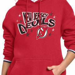 New Jersey Devils Starter Women's Fireworks Fleece Hoodie