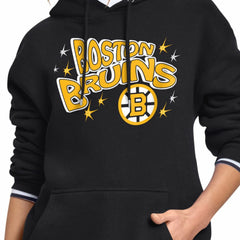 Boston Bruins Starter Women's Fireworks Fleece Hoodie