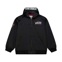 Cleveland Cavaliers Hardwood Classics Nights Walk the Tunnel Satin Bomber Full-Snap Hooded Jacket sale - Black | Mitchell & Ness shop