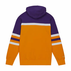Los Angeles Lakers Head Coach Hoodie - Gold/Purple | Mitchell & Ness on sale
