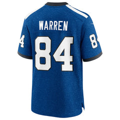 NFL Indianapolis Colts Tyler Warren Alternate 2 Indiana Nights Game Jersey