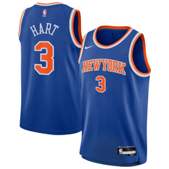 Josh Hart New York Knicks Youth Swingman Jersey - Icon Edition - Blue | Nike on sale