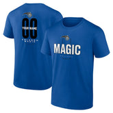 Orlando Magic Center Court Name & Number Custom T-Shirt - Blue on sale