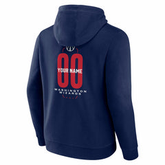 Washington Wizards Center Court Name & Number Custom Hoodie - Navy cheap