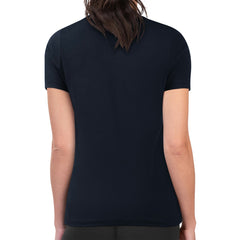 New Orleans Pelicans G-III 4Her by Carl Banks Women's Super-Slim Lightweight Pinstripe Circle Graphic T-Shirt - Navy on sale