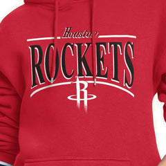 Houston Rockets Starter Women's Arch Stripe Fleece Hoodie sale - Red cheap