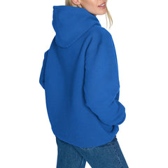 Detroit Pistons Starter Women's Arch Stripe Fleece Hoodie sale - Blue shop
