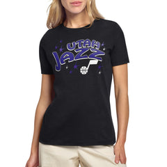 Utah Jazz Starter Women's Fireworks T-Shirt - Black online