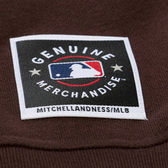 San Diego Padres Women's Script Sweatshirt - Brown | Mitchell & Ness